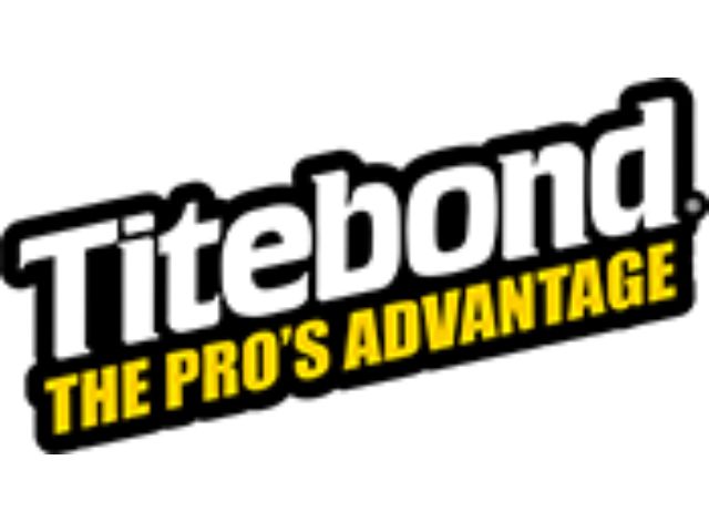 titebond logo with the slogan "the pro's advantage" in bold white and yellow text on a black background.